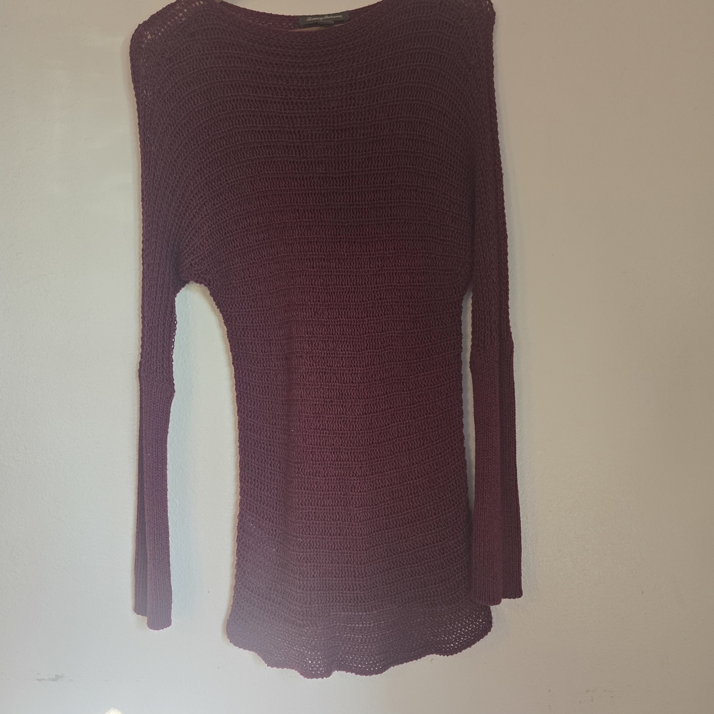 Tommy Bahama Deep Burgundy Knit Top sweater
